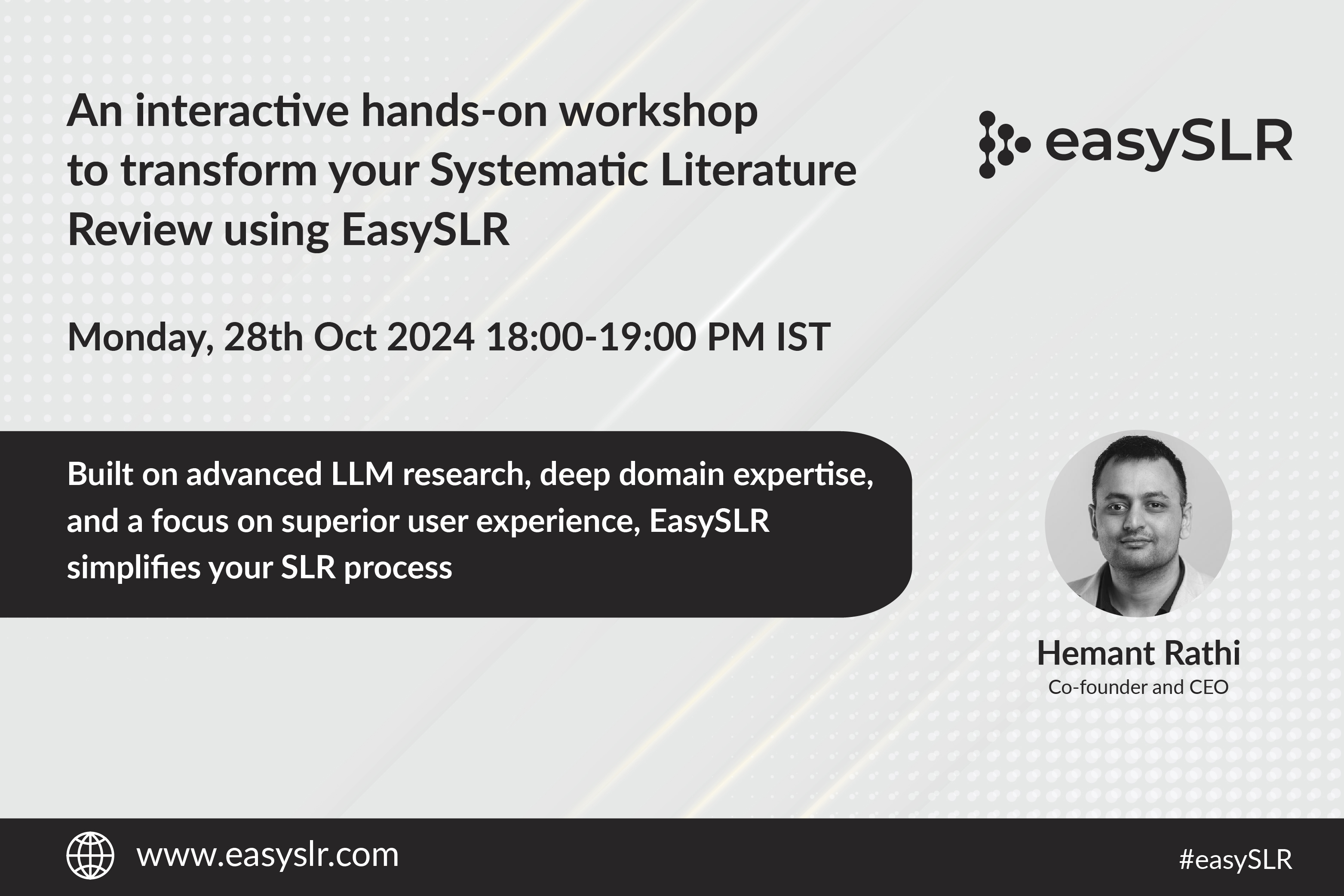 EasySLR Hands-On Session